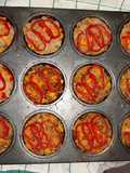Veggie cakes with tuna