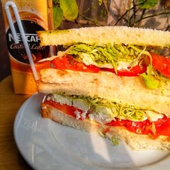 A picture of Minty Paneer sandwich.