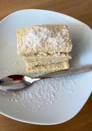 Foto di Tortina proteica al cocco