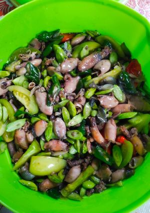 Foto resep Oseng Baby Cumi Petai