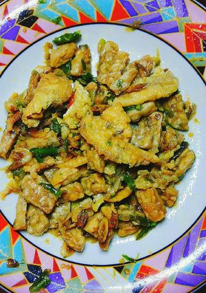 Foto resep Orek Telur Tempe Cabe Ijo