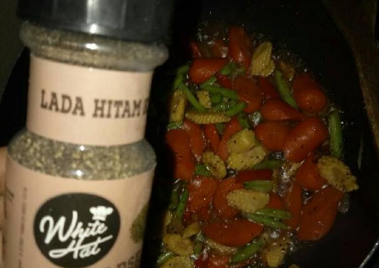 Resep Tumis sosis sayur lada hitam Lezat