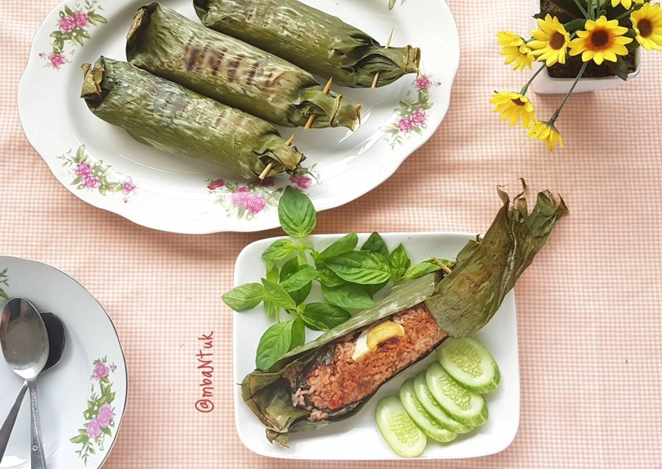 Nasi Bakar Telur Asin