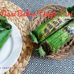 A picture of Nasi Bakar Tempe Teri.