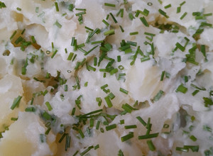 Una foto de Papas mayo con ciboulette