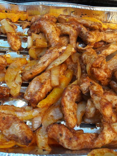 A picture of Fajita chicken (BBQ cooked).