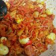 Teri Medan Kentang telur Balado