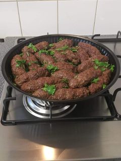 صورة لوصفة كفته في الفرن