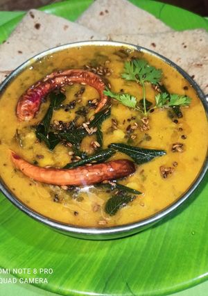 लग्नाच्या पंगतीतील डाळ भाजी (dal bhaji recipe in marathi) रेसिपी चे मुख्य फोटो 