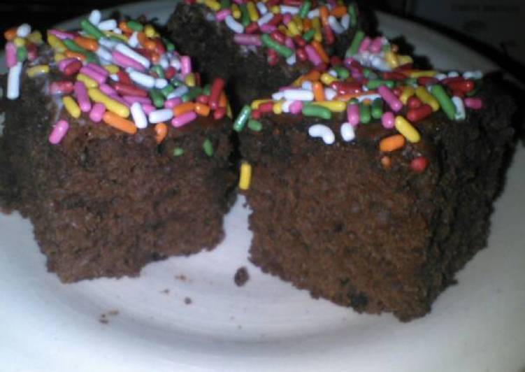 Brownis panggang 2 telur