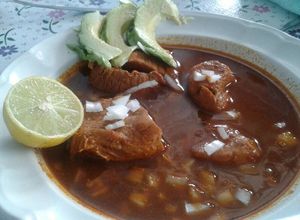 Una foto de Pierna de cerdo a los 5 chiles