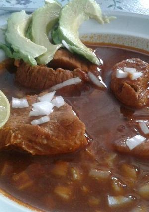 Una foto de Pierna de cerdo a los 5 chiles
