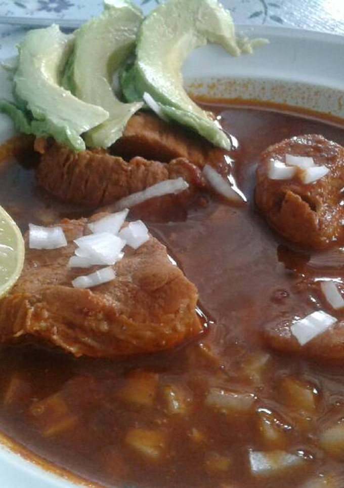 Una foto de Pierna de cerdo a los 5 chiles