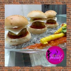 Corn Tikki Burger A picture of Corn Tikki Burger.