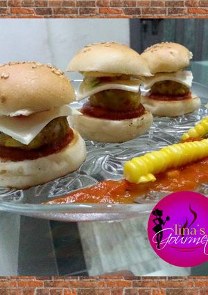 A picture of Corn Tikki Burger.