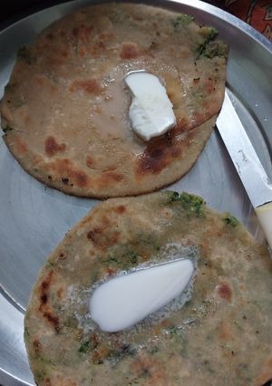 A picture of Healthy veggies parantha.