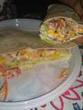 Kebab casero con ensalada