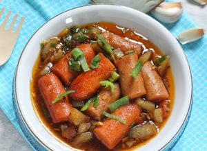 Foto resep Sosis saus mentega tomat