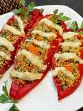 Gefüllte Paprika mal anders! Ohne Fleisch