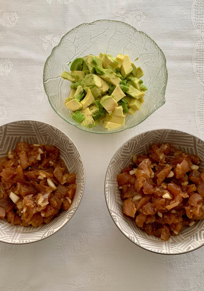 Una foto de Tartar de atún