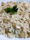 Risotto con gambi di carciofi