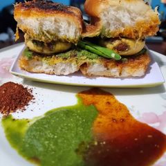 A picture of Vada pav (from scratch).
