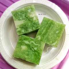 Puding Marmer Santan Pandan-レシピのメイン写真
