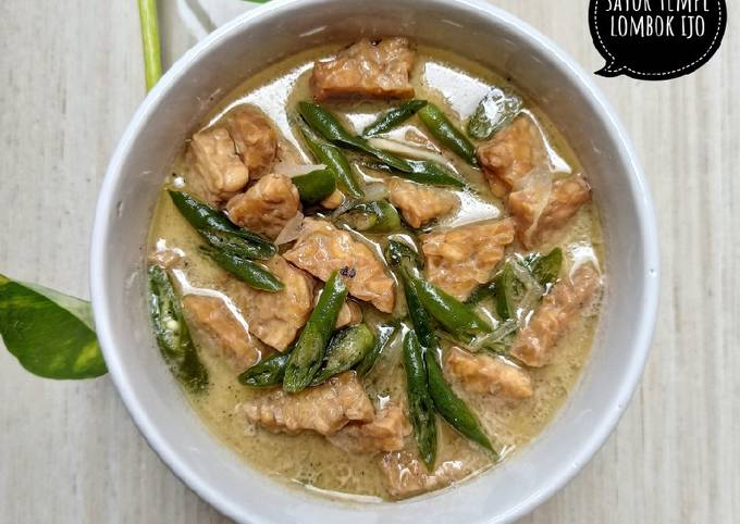 Resep Sayur Tempe Lombok Ijo Oleh Elitaprtm Cookpad