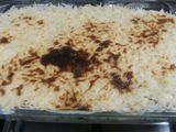 صينيه رز بدجاج والقشطه والجبن