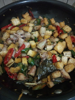 Foto resep Tumis cumi tahu