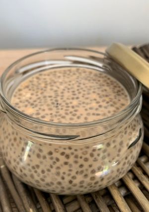 Une photo de Petit déjeuner végétal chia-avoine