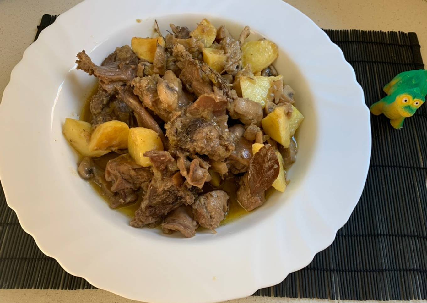 Conejo campero al estilo de pueblo