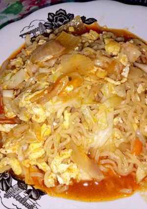 Foto resep Mie nyemek indomie
