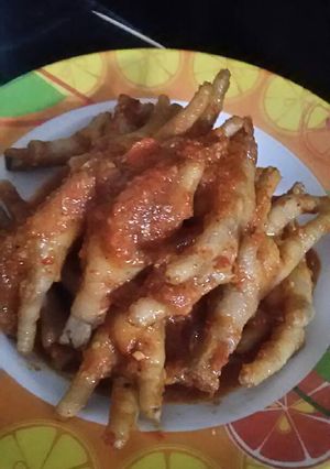 Foto resep Ki yamdes semnissin (Ceker Pedes asem manis asin)