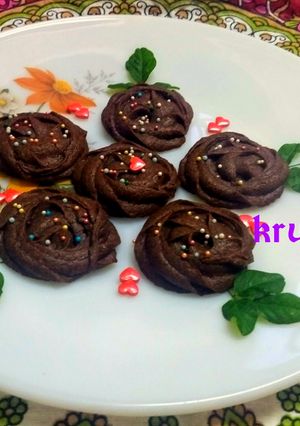 A picture of Rose cookies.