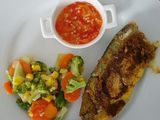 Southbeach Diet makan malam phase I Ikan kembung tumis sayur sim