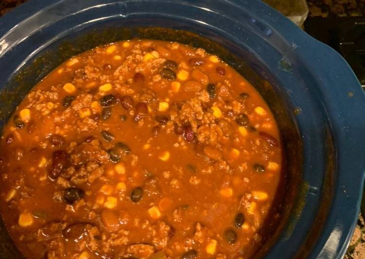 Recipe of Perfect Steve’s Crockpot Ground Turkey Chili