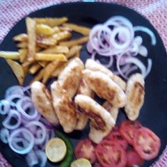 Chicken seekh kabab A picture of Chicken seekh kabab.