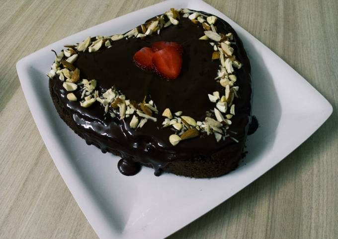 Eggless Ragi Chocolate Cake Recipe - Tickling Palates
