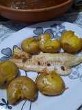 Merluza al horno con papines