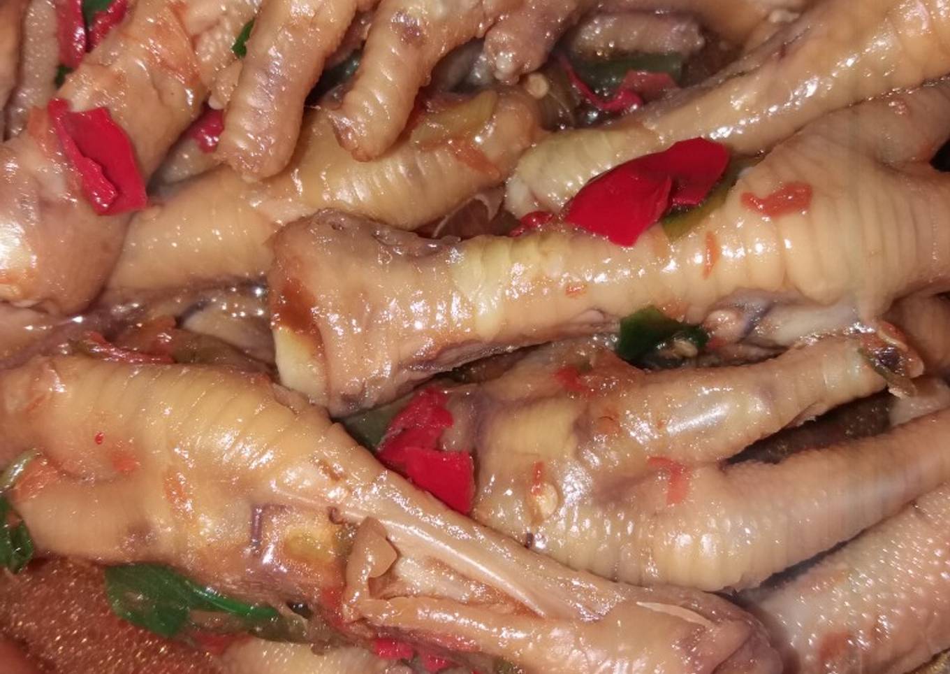 Resep Ceker manis pedas Anti Gagal