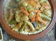 A picture of couscous and potatoes