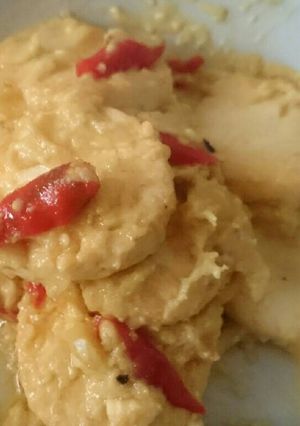 Foto resep Egg Tahu Telur Asin *sinemaru*