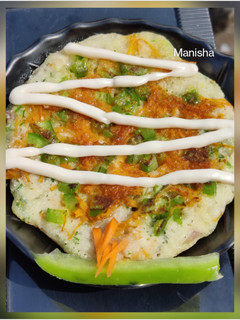 A picture of Barnyard Millet Savoury Pancake.