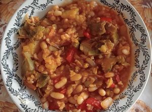 Foto principal de Arroz y habichuelas murciano rápido
