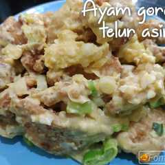 A picture of Ayam Goreng Telur Asin.
