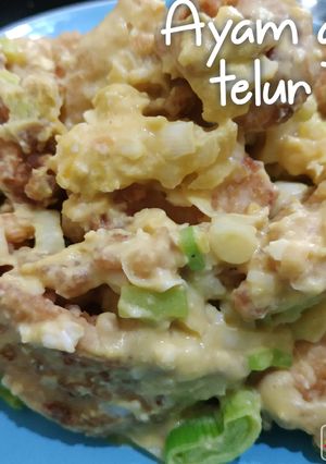 Foto resep Ayam Goreng Telur Asin
