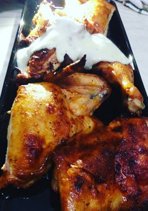 صورة لوصفة دجاج بالصلصة البيضاء🍗🍜♨