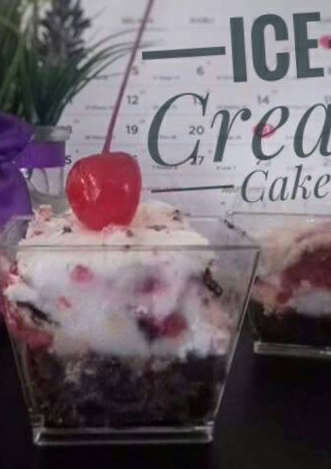 Foto resep Ice Cream Cake (es krim santan)