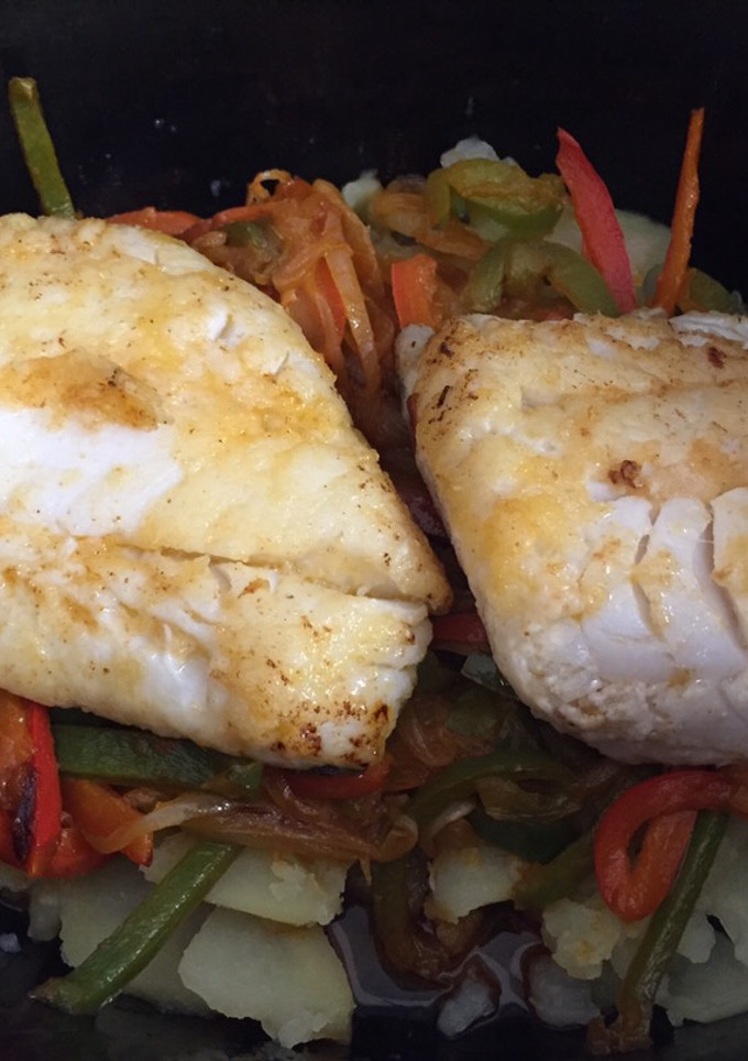 Una foto de Bacalao a la portuguesa Crock Pot